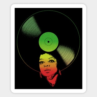 Afrovinyl (Rasta) Magnet